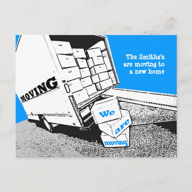 Tarjeta Postal de Mudanza (Anverso)