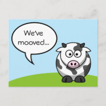 Tarjeta Postal de Mudanza