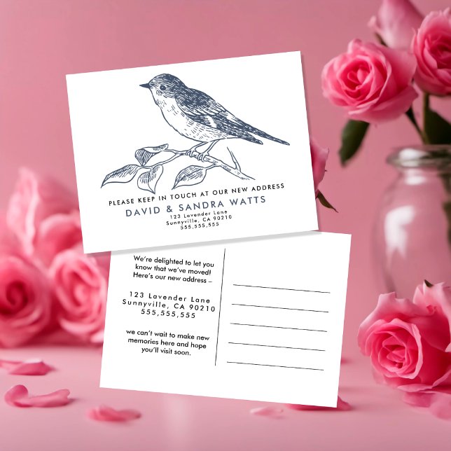 Tarjeta Postal de Mudanza – Ilustración de Ave Ele (Subido por el creador)