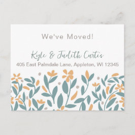 Tarjeta postal de Mudanza Simple y Moderna