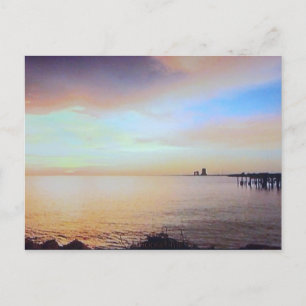 Tarjeta postal de muelle de apertura