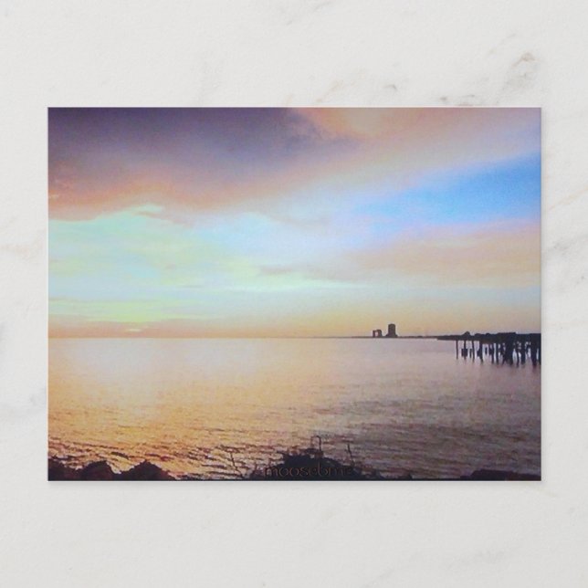 Tarjeta postal de muelle de apertura (Anverso)