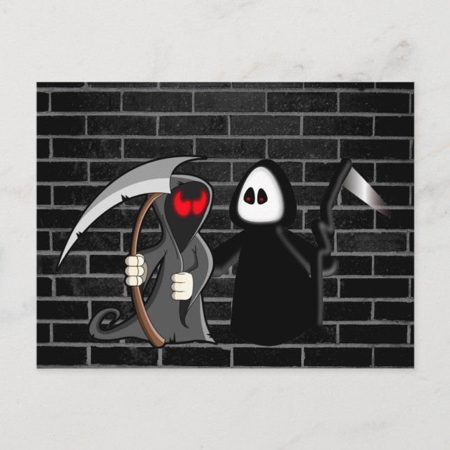 Tarjeta postal de muerte de Paro Griego (Anverso)