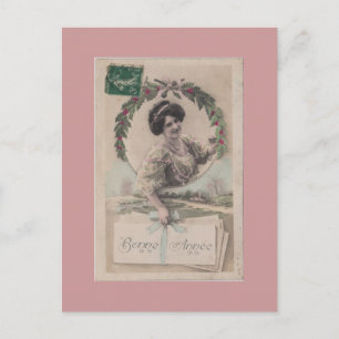 Tarjeta postal de mujeres francesas de época