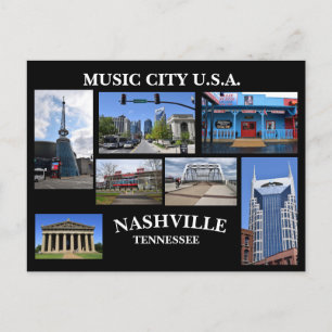 Tarjeta postal de MUSIC CITY USA