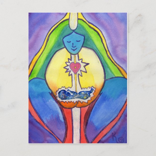 Tarjeta postal de nacimiento (Anverso)