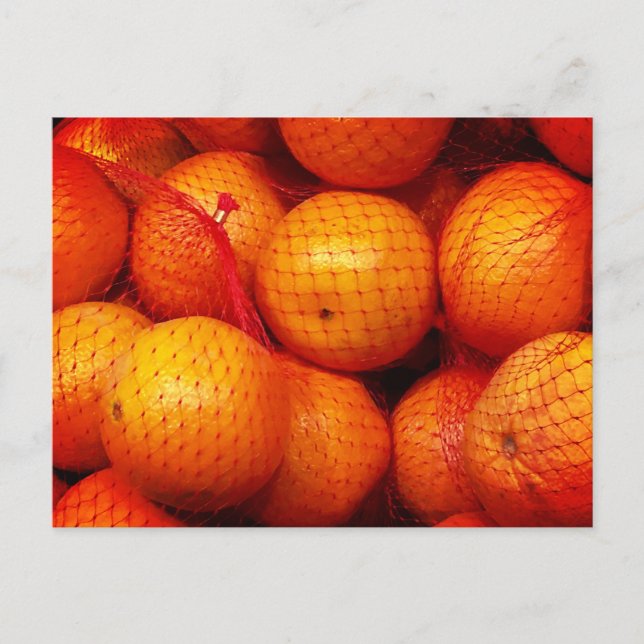 Tarjeta postal de naranjas (Anverso)