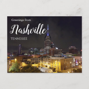 Tarjeta postal de Nashville Tennessee