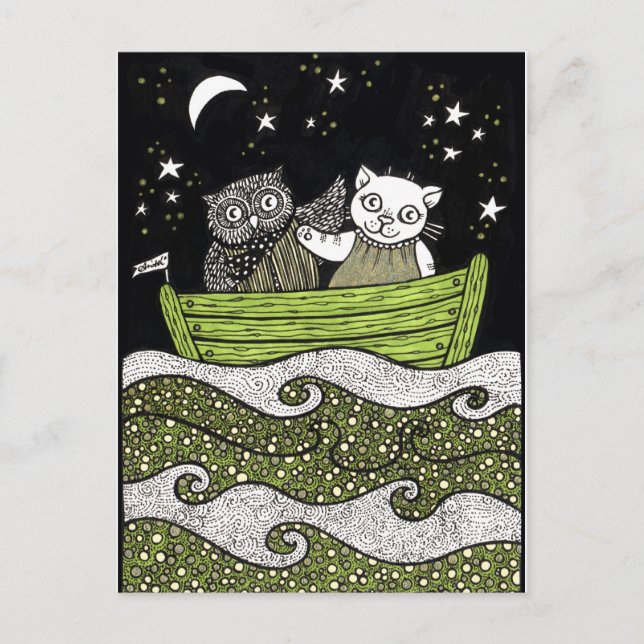 Tarjeta postal de navegación (Anverso)