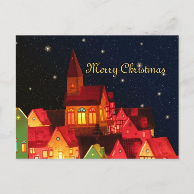 Tarjeta postal de navidad (Anverso)