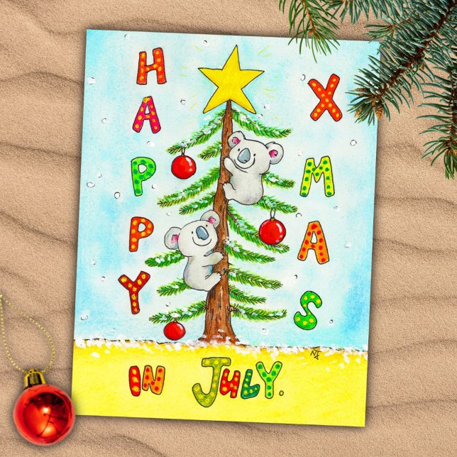 Tarjeta postal de Navidad en Julio (Subido por el creador)