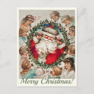 Tarjeta postal de Navidad vintage
