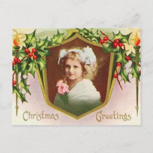 Tarjeta Postal de Navidad Vintage