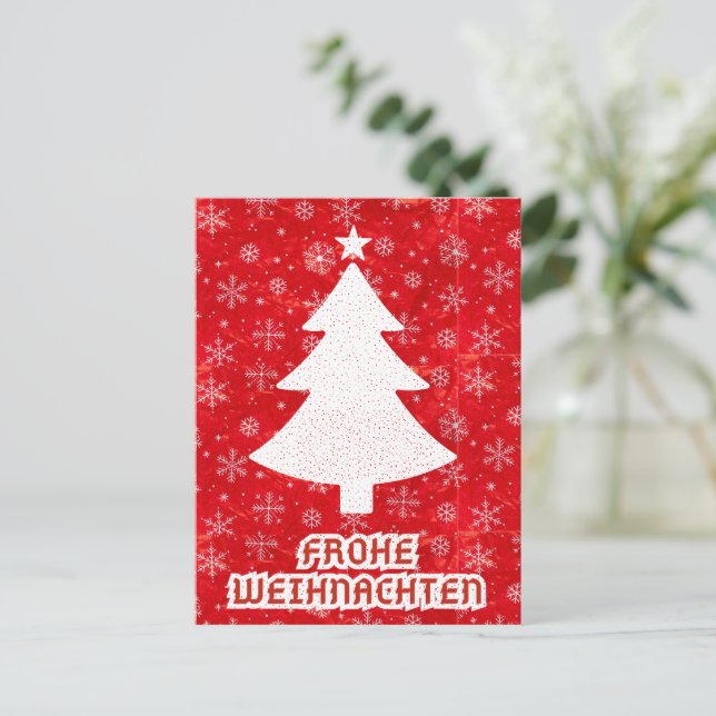 TARJETA POSTAL DE NAVIDADES ALEMANES (Anverso de pie)