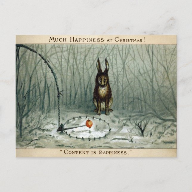 Tarjeta postal de Navidades de época victoriana im (Anverso)