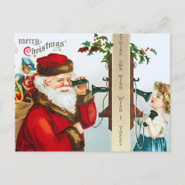 Tarjeta postal de Navidades de Santa Vieja: vacaci