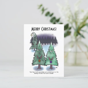 Tarjeta postal de Navidades de Wreath