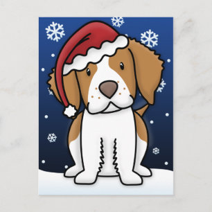 Tarjeta postal de Navidades españoles de Kawaii Br
