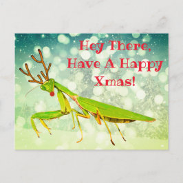 Tarjeta postal de Navidades raros de Red Nosying O