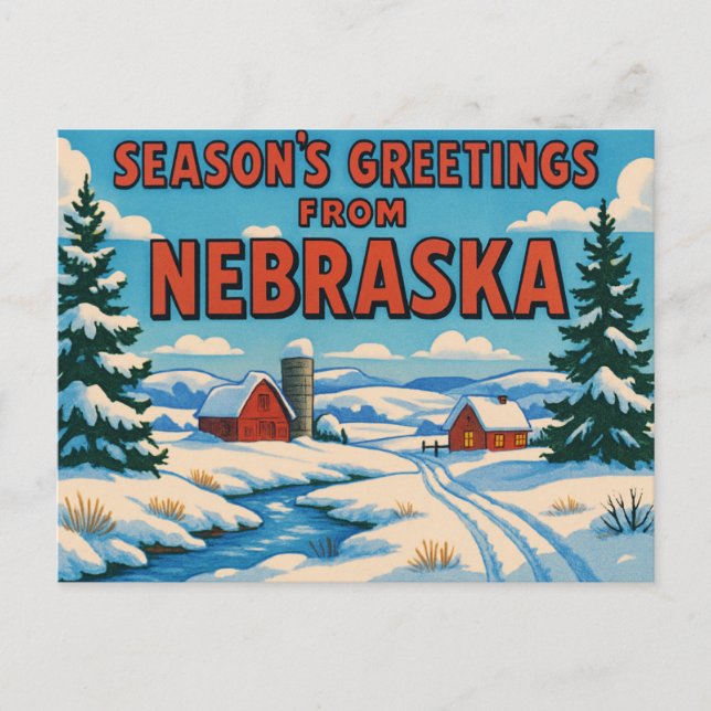 Tarjeta postal de NEBRASKA (Anverso)