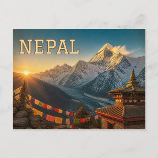 Tarjeta postal de Nepal