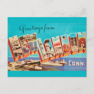 Tarjeta postal de New London Conn