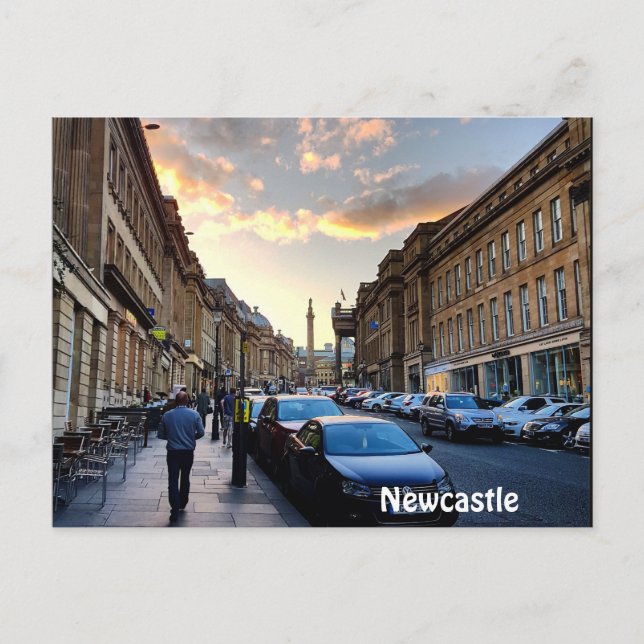 Tarjeta postal de Newcastle (Anverso)