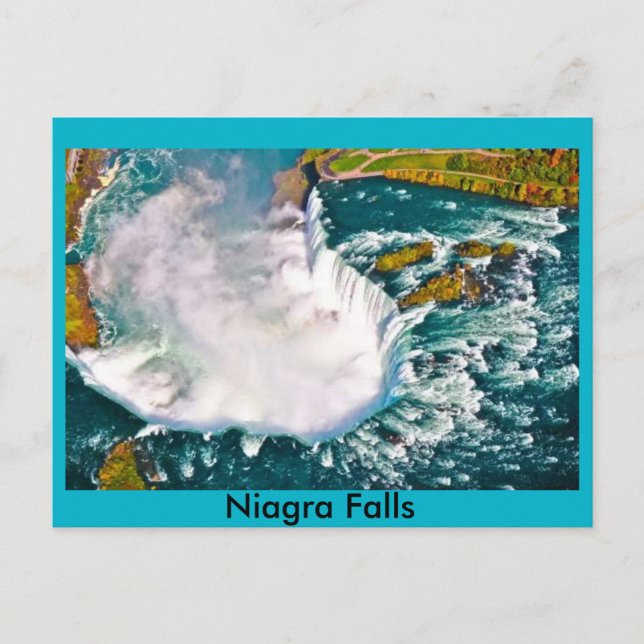 Tarjeta postal de Niagra Falls Air (Anverso)