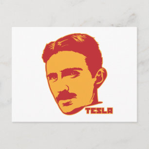 Tarjeta postal de Nikola Tesla