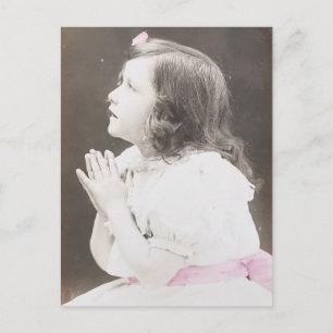 Tarjeta postal de niños victorianos