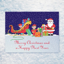 Tarjeta postal de Nochebuena