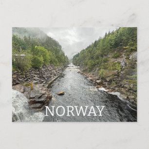¡Tarjeta postal de Noruega preciosa!
