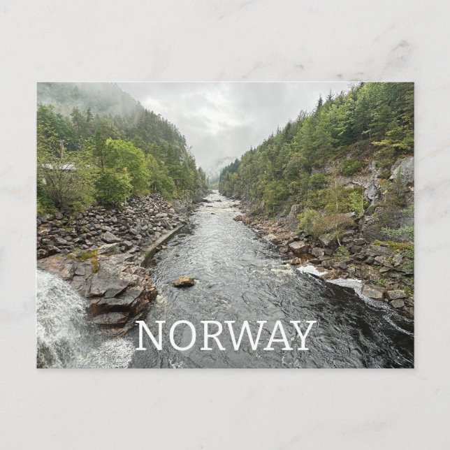 ¡Tarjeta postal de Noruega preciosa! (Anverso)