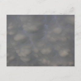 Tarjeta postal de nubes mammatus