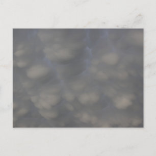 Tarjeta postal de nubes mammatus