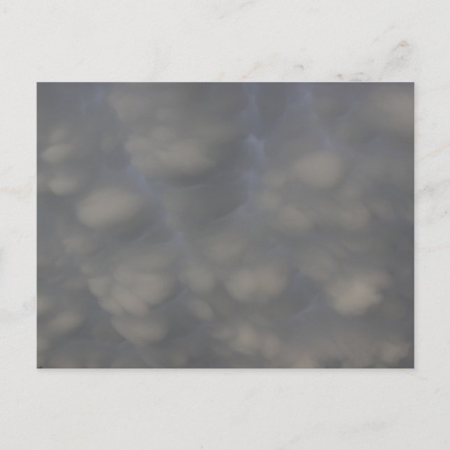 Tarjeta postal de nubes mammatus (Anverso)