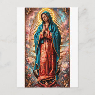 Tarjeta postal de Nuestra Señora de Guadalupe