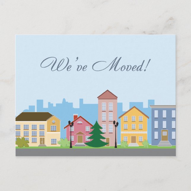 Tarjeta postal de nueva casa (Anverso)