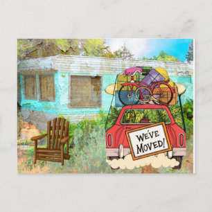 Tarjeta postal de nueva dirección