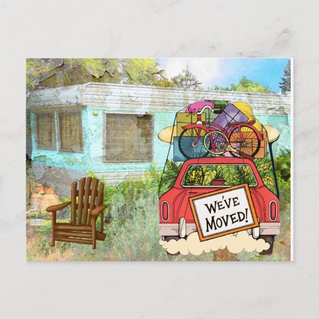 Tarjeta postal de nueva dirección (Anverso)