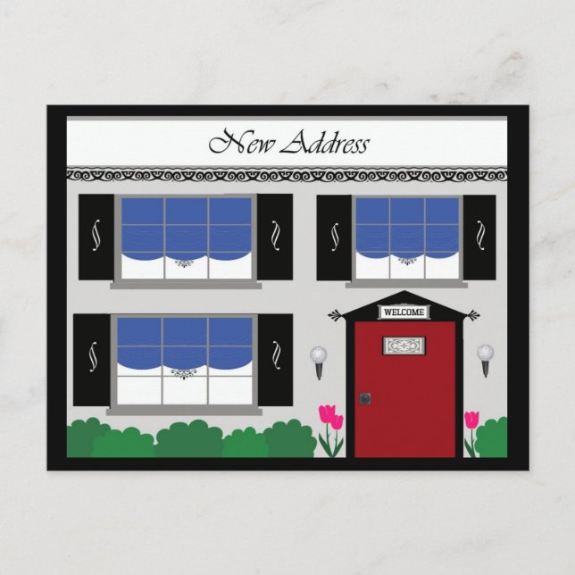 Tarjeta Postal de Nueva Dirección (Anverso)