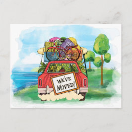 Tarjeta postal de nueva dirección