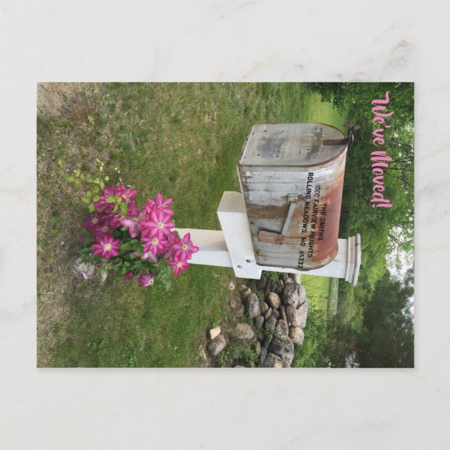 Tarjeta Postal de Nueva Dirección (Anverso)