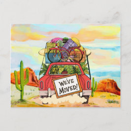 Tarjeta postal de nueva dirección antigua