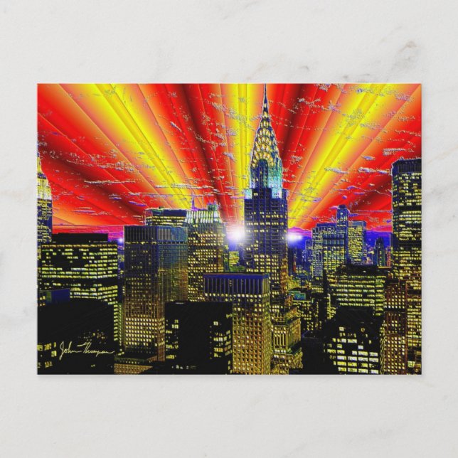 Tarjeta postal de Nueva York (Anverso)