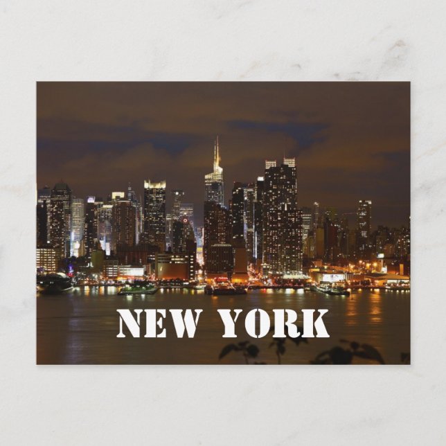 Tarjeta postal de Nueva York (Anverso)