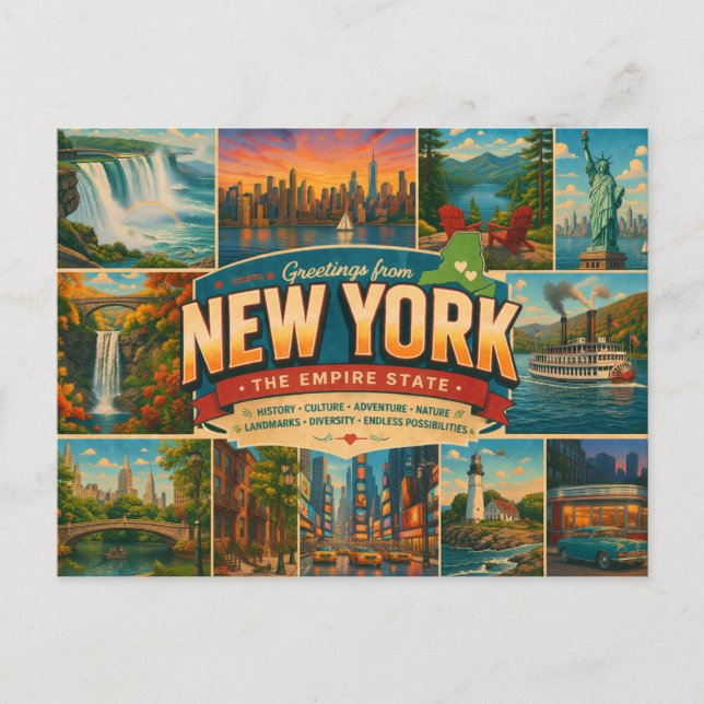 Tarjeta postal de Nueva York (Anverso)