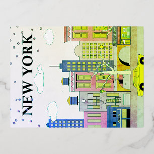 tarjeta postal de Nueva York