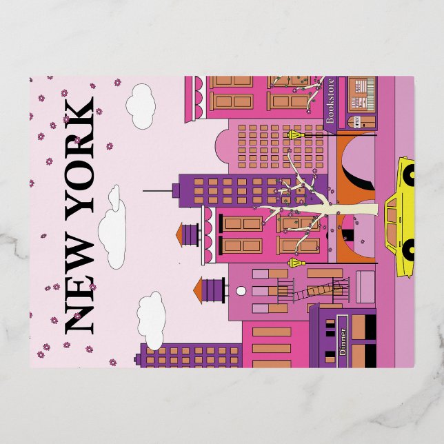 tarjeta postal de Nueva York (Anverso)