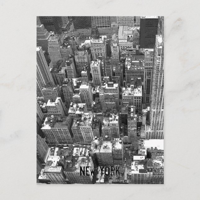 Tarjeta postal de Nueva York Cityscape New York So (Anverso)